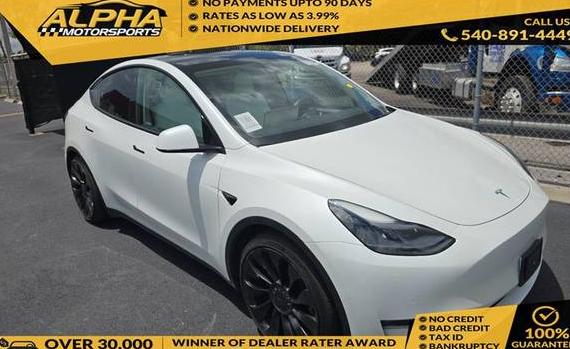 TESLA MODEL Y 2022 7SAYGDEF0NF539569 image